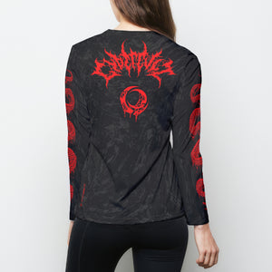 Necromancy Womens Long Sleeve Sports Tee