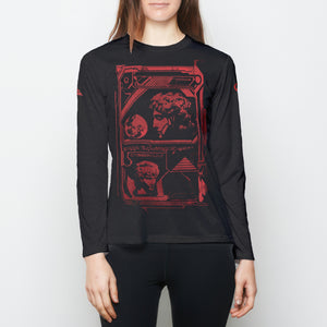 Post Human Womens Long Sleeve Sports Tee